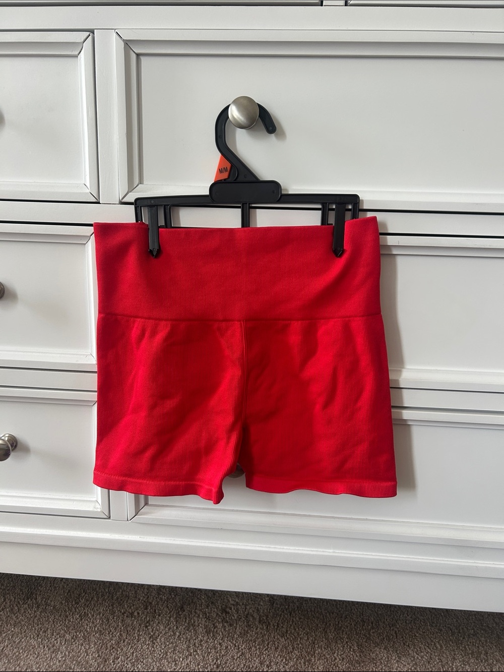 New Balance Red Women’s Athletic Shorts - Picture 2 of 2